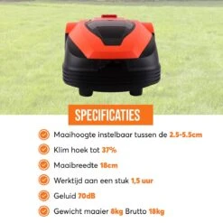 Zoef Robot Robotmaaier Betsie Met APP <1400 M2 -Buitentuin Winkel 1200x1200 1254