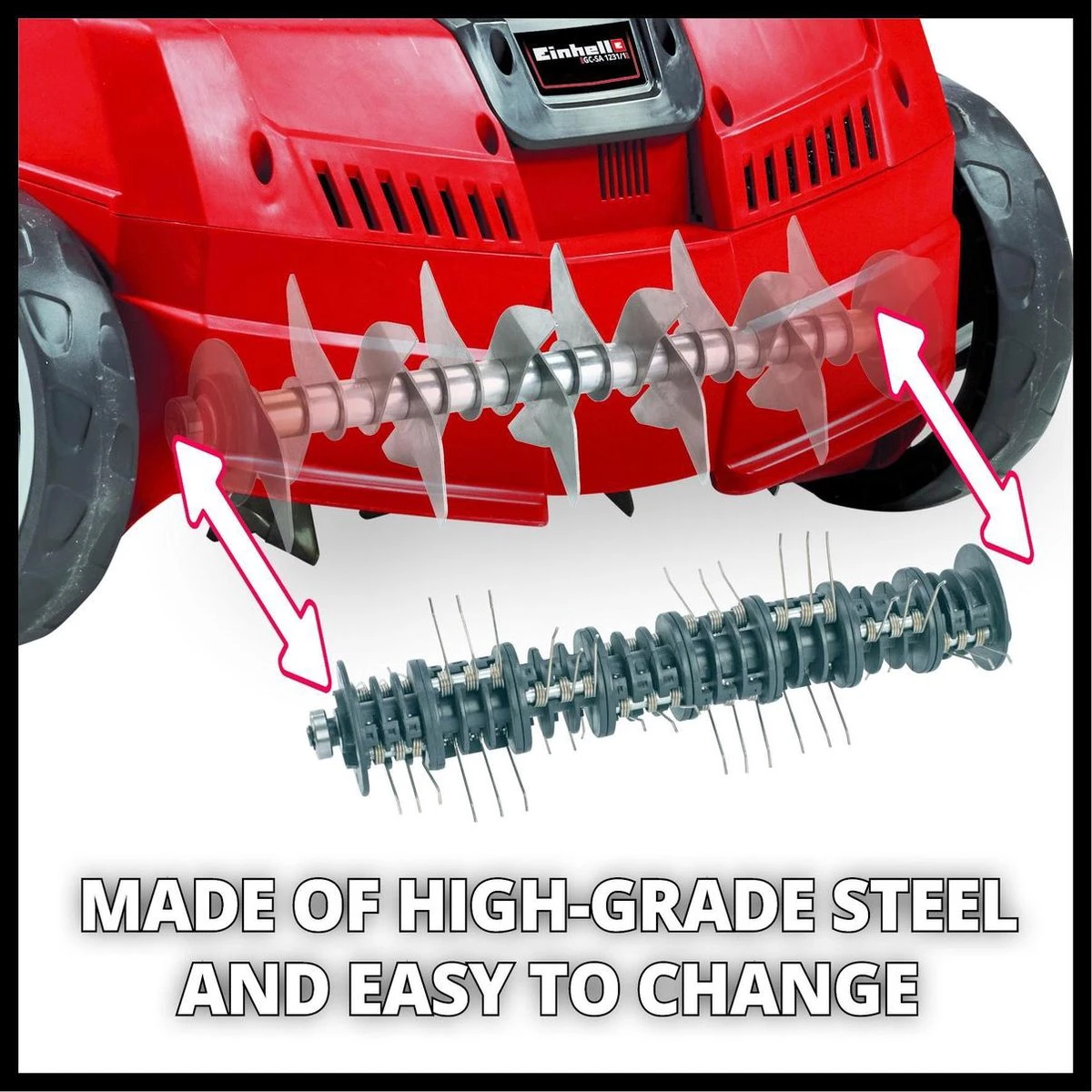 Einhell Verticuteermachine Elektrisch GC-SA 1231/1 1200 W 16 Einhell Verticuteermachine Elektrisch GC-SA 1231/1 1200 W - Afbeelding 14