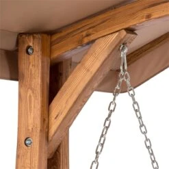 Bermuda Hollywoodschommel Tuinschommelbank 130 Cm 2-zits Zonneluifel -Buitentuin Winkel 1200x1200 135