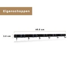 Bezem Ophangsysteem – Bezemhouder – Tuingereedschap – RVS – 5 Houders – 6 Haken - BAULK® -Buitentuin Winkel 1200x1200 1404