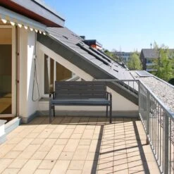 Relaxdays Tuinbank Met Kussen - 2 Zits Buitenbank Metaal - Balkonbank Kunststof - Voortuin -Buitentuin Winkel 1200x1200 144