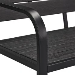 Relaxdays Tuinbank Met Kussen - 2 Zits Buitenbank Metaal - Balkonbank Kunststof - Voortuin -Buitentuin Winkel 1200x1200 146