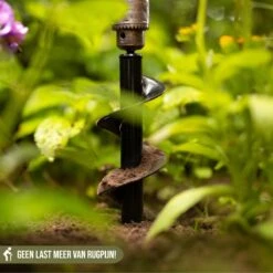 Merkloos Grondboor Voor Planten - 25 CM - Palenboor - Moestuin - Bollenplanter - Zwart -Buitentuin Winkel 1200x1200 1464