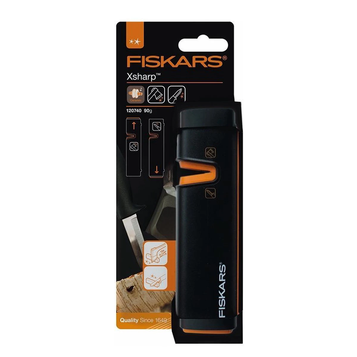 Fiskars Bijl En Messenslijper - 16,5 Cm 5 Fiskars Bijl En Messenslijper - 16,5 Cm - Afbeelding 3
