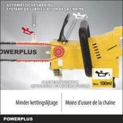 Powerplus POWXG1032 Elektrische Kettingzaag - 900W - Zwaardlengte 300mm - Automatische Kettingsmering - Incl. 1x Ketting En 1x Zwaard -Buitentuin Winkel 1200x1200 1497