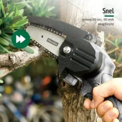 Mardin Mini Kettingzaag - Snoeizaag - Kettingzaag - Kettingzaag Electrisch Met 2 Accu - Inclusief Koffer - 1 Extra Accu - Grijs -Buitentuin Winkel 1200x1200 1538
