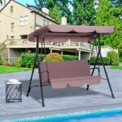 Outsunny Hollywoodschommel 3-zits Tuinschommel Schommelbank Met Dak 3 Kleuren 84A-054 -Buitentuin Winkel 1200x1200 154