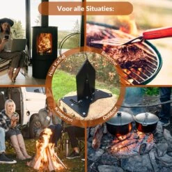 Miseru Houtklover – Geen Bijl Nodig – No Axe - Houtsplijter – Houtkliever – HANDMADE In Holland - Houtklover Voor Aanmaakhout – Metaal -Buitentuin Winkel 1200x1200 1677