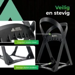 Lighted Lifestyle™| Houtklover Voor Aanmaakhout Incl. Kloofhamer - Houtsplijter - Houtkliever - Snel Haardhout - Gietijzer - Incl. Schroeven -Buitentuin Winkel 1200x1200 1691