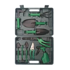 Merkloos 10-Delige Tuingereedschap Set Inclusief Opbergkoffer - Tuinierset - Tuinsetje - Gereedschap Voor Tuin - Tuinschaar - Tuinschepje - Bloemenschaar - Voegenkrabber - Plantenspuit - Grasschaar - Bloemenschep - Tuinhark -Buitentuin Winkel 1200x1200 1786