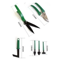 Merkloos 10-Delige Tuingereedschap Set Inclusief Opbergkoffer - Tuinierset - Tuinsetje - Gereedschap Voor Tuin - Tuinschaar - Tuinschepje - Bloemenschaar - Voegenkrabber - Plantenspuit - Grasschaar - Bloemenschep - Tuinhark -Buitentuin Winkel 1200x1200 1789