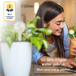 Waterdruppelaar Set Van 12 Stuks - Waterdruppelaar Voor Planten - Watergeefsysteem - Waterbol Irrigatiesysteem - Automatisch Druppelsysteem Voor Kamerplanten & Tuin - Watergever - Transparant - 15cm -Buitentuin Winkel 1200x1200 1872