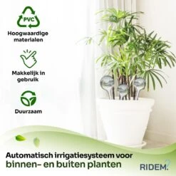 Waterdruppelaar Voor Planten - Irrigatiesysteem- Waterbol - Druppelsysteem - Watergeefsysteem Voor Kamerplanten - Plantenwatergever -6 Stuks - Transparant -Buitentuin Winkel 1200x1200 1912