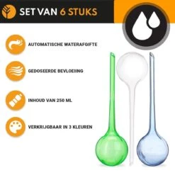 Waterdruppelaar Blauw Set Van 6 Stuks Voor Planten – 27 CM – Automatisch Watergeefsysteem Voor Kamerplanten – Planten Watergever Met Druppelsysteem – Waterbol -Buitentuin Winkel 1200x1200 1917