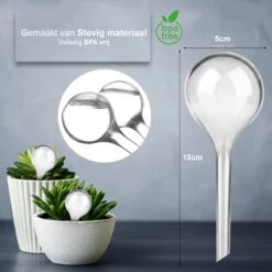 Waterdruppelaar Set Van 6 Stuks - Waterdruppelaar Voor Planten - Watergeefsysteem - Waterbol Irrigatiesysteem - Automatisch Druppelsysteem Voor Kamerplanten & Tuin - Watergever - Doorzichtig - 15cm 14 Waterdruppelaar Set Van 6 Stuks - Waterdruppelaar Voor Planten - Watergeefsysteem - Waterbol Irrigatiesysteem - Automatisch Druppelsysteem Voor Kamerplanten & Tuin - Watergever - Doorzichtig - 15cm -Buitentuin Winkel 1200x1200 1955