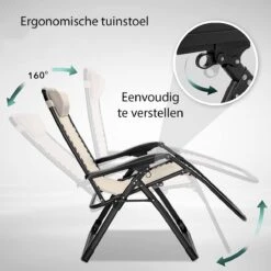 Sens Design Tuinstoel - Ligstoel Tuin - Beige -Buitentuin Winkel 1200x1200 199