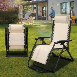 Sens Design Tuinstoel - Ligstoel Tuin - Beige -Buitentuin Winkel 1200x1200 202