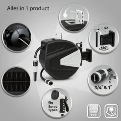 Sens Design Slanghaspel - Tuinslang Haspel - Automatisch - Zwart - 30m 15 Sens Design Slanghaspel - Tuinslang Haspel - Automatisch - Zwart - 30m -Buitentuin Winkel 1200x1200 2028