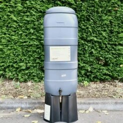 Regenton Rainsaver Antraciet 100 Liter + Voet -Buitentuin Winkel 1200x1200 2079