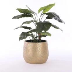 Mica Decorations Clemente Bloempot - H31 X Ø38 Cm - Terracotta - Goud -Buitentuin Winkel 1200x1200 2212