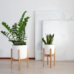 LifeGoods Planten Standaard - Uitschuifbare Bloempothouder - 20 Tot 30 Cm - Licht Bamboe -Buitentuin Winkel 1200x1200 2256