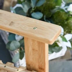 Outsunny Tuin Schommelstoel, Relaxstoel, Tuinstoel, Bamboe Multiplex Naturel 84A-171 -Buitentuin Winkel 1200x1200 226