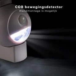 Cheqo® Bewegingsmelder - Lamp Met Bewegingssensor Voor Binnen En Buiten - Plafondlamp - 0 Tot 5m Afstand - Automatisch Aan/Uit - 25sec Vertraging - Wandmontage - Op Batterijen -Buitentuin Winkel 1200x1200 2299
