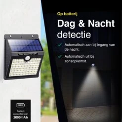 Vivid Green Solar Buitenlamp Met Bewegingssensor - Buitenverlichting Zonne Energie - Tuinverlichting - Wandlamp Buiten - Met Sensor - Led -Buitentuin Winkel 1200x1200 2306