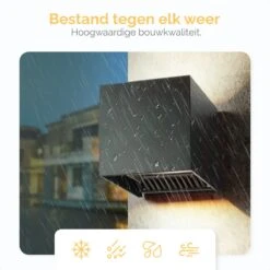 Goliving Lamp – Wandlamp Zwart Binnen En Buiten – Kubuslamp Industrieel – Buitenlamp - Waterdichte LED-verlichting - Energiezuinig En Roestvrij 13 Goliving Lamp – Wandlamp Zwart Binnen En Buiten – Kubuslamp Industrieel – Buitenlamp - Waterdichte LED-verlichting - Energiezuinig En Roestvrij -Buitentuin Winkel 1200x1200 2319