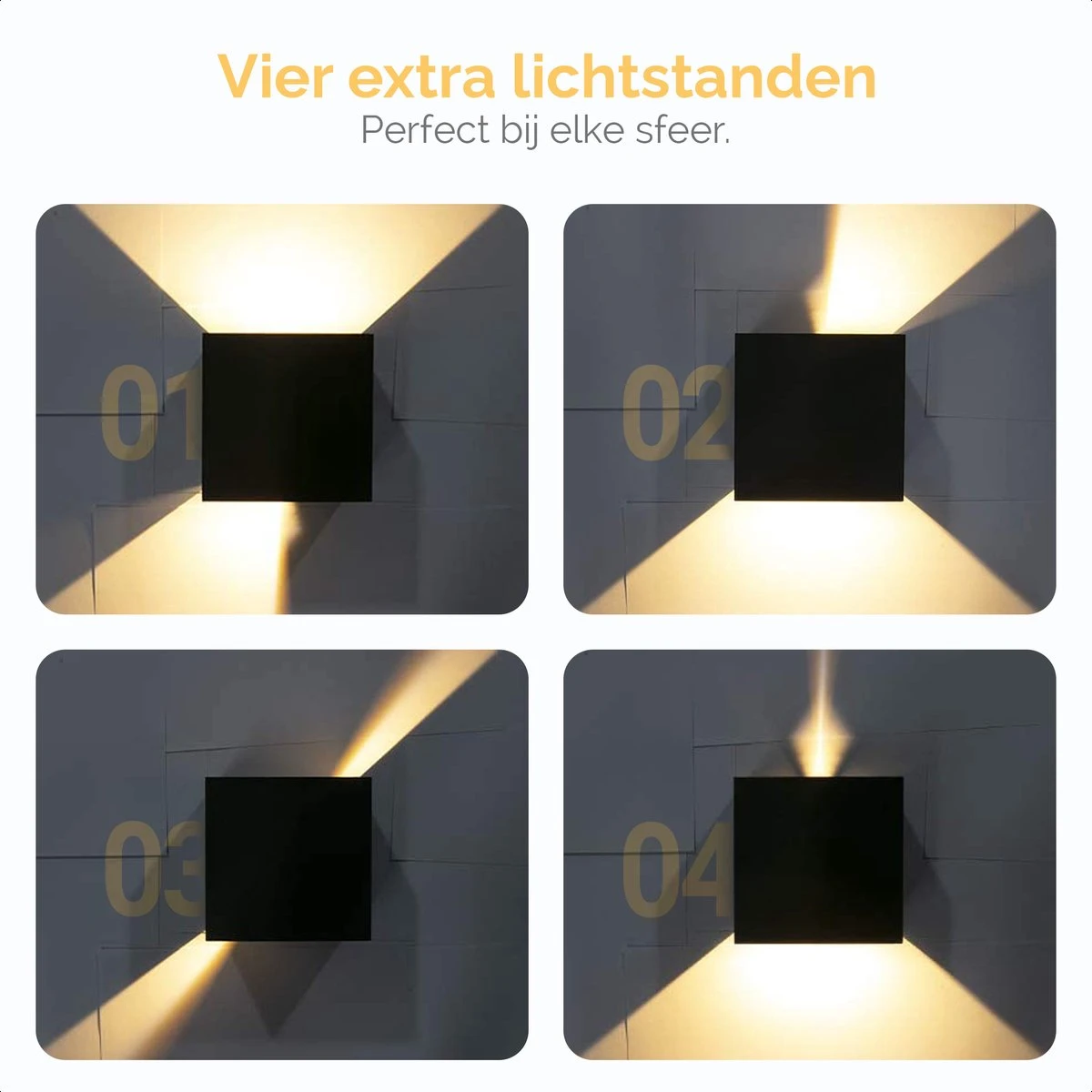 Goliving Lamp – Wandlamp Zwart Binnen En Buiten – Kubuslamp Industrieel – Buitenlamp - Waterdichte LED-verlichting - Energiezuinig En Roestvrij 8 Goliving Lamp – Wandlamp Zwart Binnen En Buiten – Kubuslamp Industrieel – Buitenlamp - Waterdichte LED-verlichting - Energiezuinig En Roestvrij - Afbeelding 6