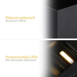 Goliving Lamp – Wandlamp Zwart Binnen En Buiten – Kubuslamp Industrieel – Buitenlamp - Waterdichte LED-verlichting - Energiezuinig En Roestvrij 19 Goliving Lamp – Wandlamp Zwart Binnen En Buiten – Kubuslamp Industrieel – Buitenlamp - Waterdichte LED-verlichting - Energiezuinig En Roestvrij -Buitentuin Winkel 1200x1200 2325