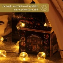 J-Pro Frigus 20 Lichtsnoer Buiten Op Netstroom - Tuinverlichting LED - Buiten Lichtslinger - 20 LEDs Tuinverlichting Met Stekker - 3+2m - ø5cm -Buitentuin Winkel 1200x1200 2336