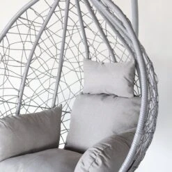 Egg Hangstoel Roundabout Grijs -Buitentuin Winkel 1200x1200 234
