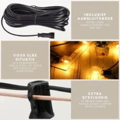A Sunny Day Lichtsnoer Buiten Inclusief 25 LED Lampen Voor Buiten 7,5 Meter - Lichtsnoer Voor Buiten - 25 LED Lampen - Lichtslinger - Prikkabel - Lichtsnoer Binnen - Prikkabel Binnen - Lichtsnoer Tuin -Buitentuin Winkel 1200x1200 2379