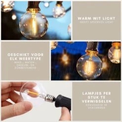 A Sunny Day Lichtsnoer Buiten Inclusief 25 LED Lampen Voor Buiten 7,5 Meter - Lichtsnoer Voor Buiten - 25 LED Lampen - Lichtslinger - Prikkabel - Lichtsnoer Binnen - Prikkabel Binnen - Lichtsnoer Tuin -Buitentuin Winkel 1200x1200 2380