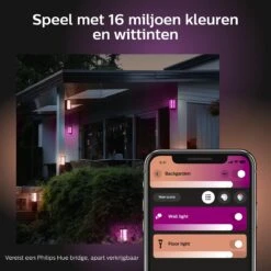 Philips Hue Impress Sokkellamp - Wit En Gekleurd Licht - Zwart - Laag -Buitentuin Winkel 1200x1200 2505
