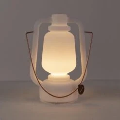 QAZQA Storm - Moderne LED Dimbare Staande Buitenlamp | Staande Lamp Voor Buiten Met Dimmer - 1 Lichts - H 300 Mm - Wit - Buitenverlichting -Buitentuin Winkel 1200x1200 2546