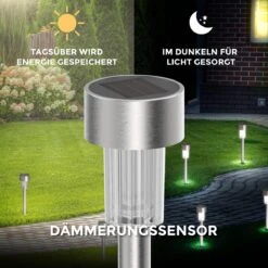 B.K.Licht - Solar Tuinverlichting LED - Padverlichting Met Nachtsensor - 12 Stuks - Tuinlampen Op Zonneenergie - Buitenverlichting - Buitenlamp - IP44 - Incl. Grondspies 15 B.K.Licht - Solar Tuinverlichting LED - Padverlichting Met Nachtsensor - 12 Stuks - Tuinlampen Op Zonneenergie - Buitenverlichting - Buitenlamp - IP44 - Incl. Grondspies -Buitentuin Winkel 1200x1200 2559
