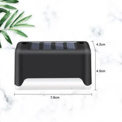 BIZZ Light ® Solar Buitenlamp Met Dag En Nacht Sensor Op Zonne Energie - IP65 Waterdicht- 4 Stuks - Tuinverlichting - Warm Wit - Zonne-energie - Voor Trappen, Hekken, Terras -Buitentuin Winkel 1200x1200 2581
