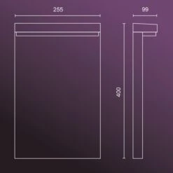 Philips Hue Nyro Sokkellamp - Wit En Gekleurd Licht - Zwart -Buitentuin Winkel 1200x1200 2595