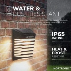 4x HOFTRONIC Dono - Solar Wandlamp Buiten - IP65 Waterdicht - Wintersolar Technologie Monokristal Zonnepaneel - 3000K Warm Wit (sfeervol) - Solar Tuinverlichting Zonne Energie 23 4x HOFTRONIC Dono - Solar Wandlamp Buiten - IP65 Waterdicht - Wintersolar Technologie Monokristal Zonnepaneel - 3000K Warm Wit (sfeervol) - Solar Tuinverlichting Zonne Energie -Buitentuin Winkel 1200x1200 2648