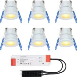6x Milano RVS Smart LED Inbouwspots Complete Set - Wifi & Bluetooth - 12V - 3 Watt - 2700K Warm Wit - Veranda Verlichting - Voor Binnen En Buiten -Buitentuin Winkel 1200x1200 2649
