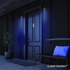 Hoftronic Smart Alvin - Smart LED Wandlamp - WiFi + Bluetooth - Downlight - GU10 5,5 Watt 400lm - RGBWW 16,5 Miljoen Kleuren - Slimme Muurlamp - Geschikt Als Binnen En Buiten Wandlamp - 3 Jaar Garantie -Buitentuin Winkel 1200x1200 2656