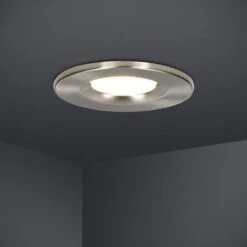 HOFTRONIC Venezia - Set Van 6 LED Inbouwspots RVS - IP65 Waterdicht - Dimbaar - 6 Watt 600 Lumen - Met Lichtbron - 2700K Warm Wit Licht - Zaagmaat 65mm - Inbouwdiepte 45mm - Geschikt Voor Badkamer, Woonkamer, Veranda En Carport - 3 Jaar Garantie -Buitentuin Winkel 1200x1200 2669