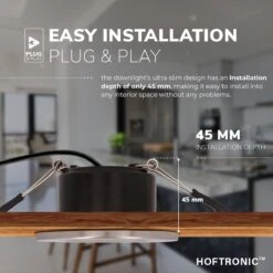 HOFTRONIC Venezia - Set Van 6 LED Inbouwspots RVS - IP65 Waterdicht - Dimbaar - 6 Watt 600 Lumen - Met Lichtbron - 2700K Warm Wit Licht - Zaagmaat 65mm - Inbouwdiepte 45mm - Geschikt Voor Badkamer, Woonkamer, Veranda En Carport - 3 Jaar Garantie -Buitentuin Winkel 1200x1200 2673