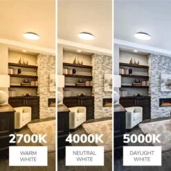 HOFTRONIC - LED Plafondlamp - Plafonnière - RVS - 12 Watt - IP65 Waterdicht - Kleur Instelbaar (2700K, 4000K & 5000K) - 1200 Lumen - IK10 Stootveilig - Ø25 Cm - Geschikt Voor Badkamer - Voor Binnen En Buiten - 3 Jaar Garantie -Buitentuin Winkel 1200x1200 2727