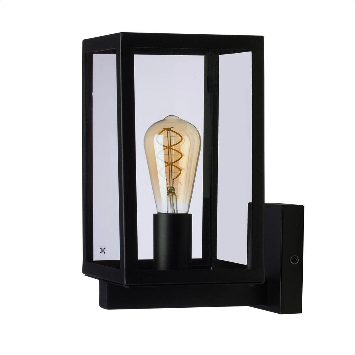 DMQ Buitenlamp Boston - Lantaarn Zwart IP44 - Voordeur - Wand / Hanglamp 4 DMQ Buitenlamp Boston - Lantaarn Zwart IP44 - Voordeur - Wand / Hanglamp - Afbeelding 2