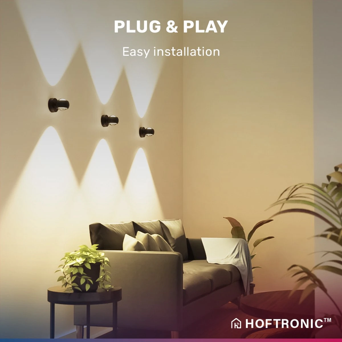 Hoftronic Smart Cupo - LED Wandlamp Up & Down Smart - RGBWW 16,5 Miljoen Kleuren - 6 Watt 600 Lumen - Zwart - Gevellamp Met Music Sync - IP54 Waterdicht - Geschikt Als Wandlamp Buiten, Wandlamp Badkamer En Wandlamp Binnen - 3 Jaar Garantie 13 Hoftronic Smart Cupo - LED Wandlamp Up & Down Smart - RGBWW 16,5 Miljoen Kleuren - 6 Watt 600 Lumen - Zwart - Gevellamp Met Music Sync - IP54 Waterdicht - Geschikt Als Wandlamp Buiten, Wandlamp Badkamer En Wandlamp Binnen - 3 Jaar Garantie - Afbeelding 11