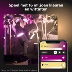 Philips Hue Lily Tuinspot - Wit En Gekleurd Licht - 1-spot - Zwart - Laagspanning - Basis 16 Philips Hue Lily Tuinspot - Wit En Gekleurd Licht - 1-spot - Zwart - Laagspanning - Basis -Buitentuin Winkel 1200x1200 2749