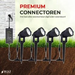 Bolt Electronics ® Tuinspot – Tuinverlichting LED Buiten – Hanglamp Buitenverlichting – Prikspot Buitenlamp - RGB Lamp – Bedienbaar Via App Tuinlamp – IP68 Waterdicht Muurlamp – Wandlamp – Verlichting Terras En Tuin – 9 Stuks -Buitentuin Winkel 1200x1200 2764